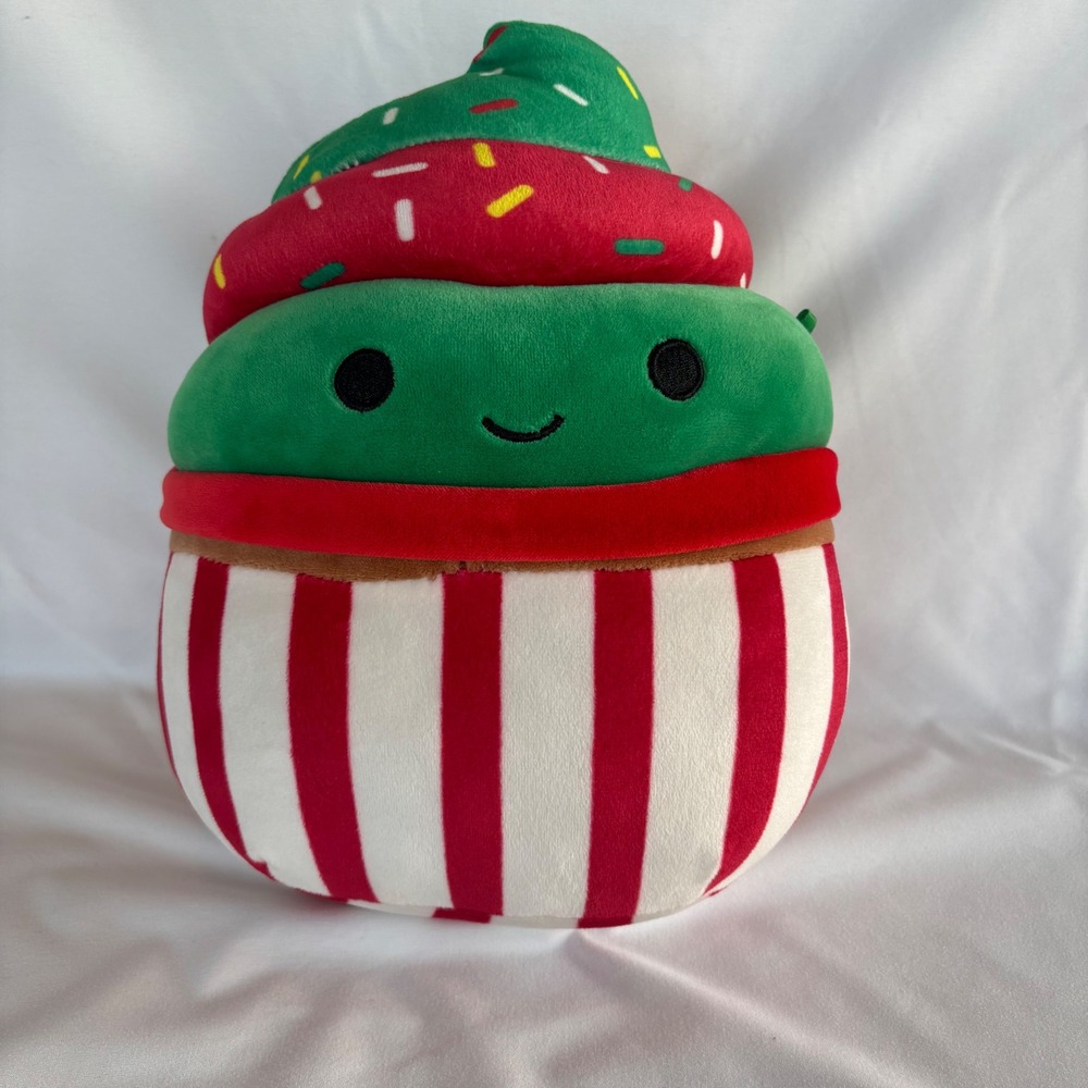 Squishmallows 12-inch Chantal the Christmas Cupcake Green‎ Holiday Plush